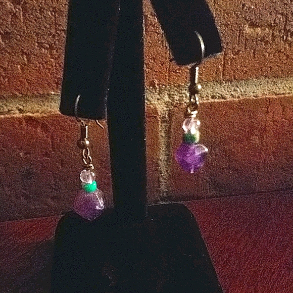 Jewelry - Amethyst Drop Earrings
